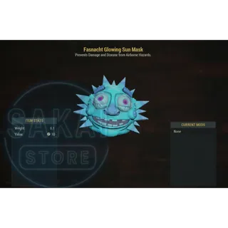 FASNACHT GLOWING SUN MASK