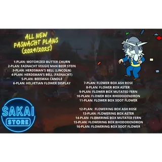 ALL NEW FASNACHT PLANS BUNDLE (2024-2025)