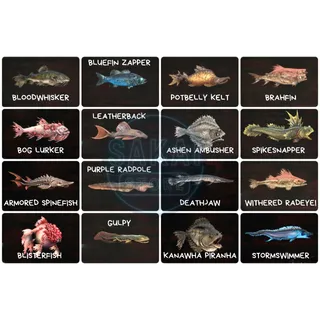 ALL UNCOMMON FISH BUNDLE