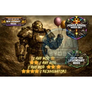 POWER ARMOR MODS SET