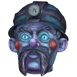 Fasnacht glowing Pitman Mask