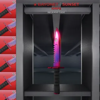 Sniper duels knife (Si) Bayonet sunset