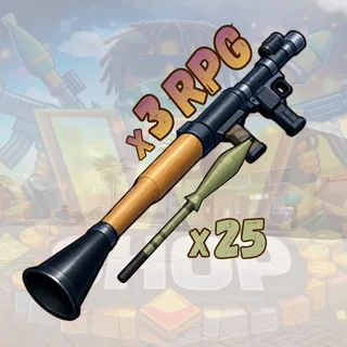 BLOCKSPIN (RPG)x3 + 25rockets 🔥🔥