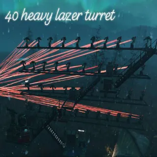 40 Lazer Turret Camp