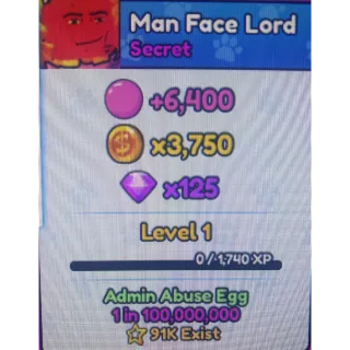 10x man face lord
