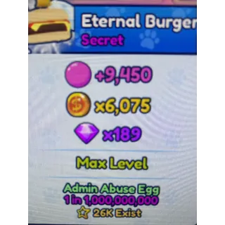 20 Eternal burger 