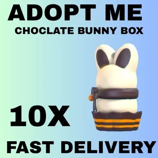CHOCLATE BUNNY BOX 10X - ADOPT ME 