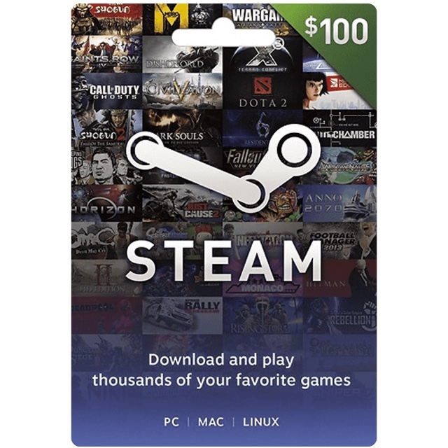 $100.00 Steam Wallet-INSTANT - Steam Gift Cards - Gameflip