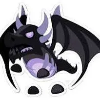 Shadow Dragon Animated Sticker