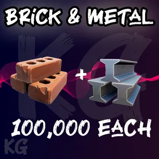 100k Brick and Metal Each
