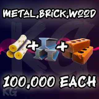 Metal , Brick , Wood