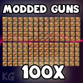 100x Modded Weapons