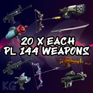 200x PL 144 Guns Godrolled