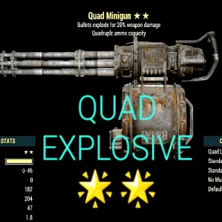 Weapon | Qe Minigun ☆☆