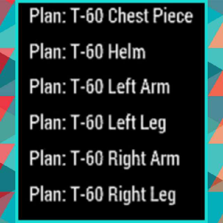 Plan | T60 PA SET OF PLANS - Game Items - Gameflip