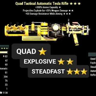 Quad Explosive Tesla