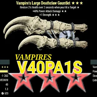 Weapon | V40pa1s Deathclaw Gauntl
