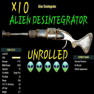 ×10 Alien Desintegrator