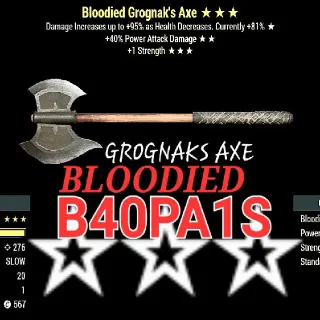 Weapon | B40pa1s Grognaks Axe
