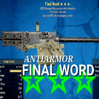 Weapon | Final Word