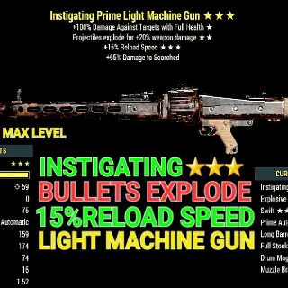 INSTIGATING EX 15R LMG