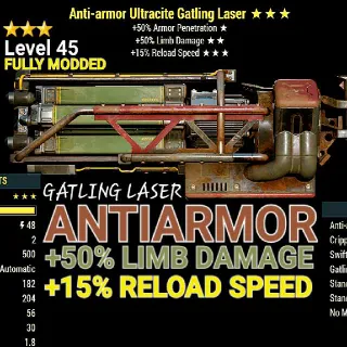 AA50L15FR GATLING LASER