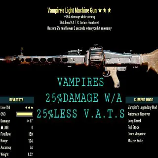 Weapon | V25a25lvc LMG