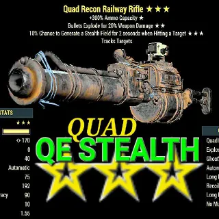 QeStealth Railway Rifle