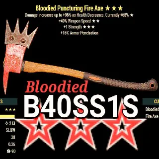 Weapon | B40FSS1S Fire Axe