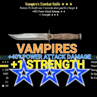 Vampires Combat Knife