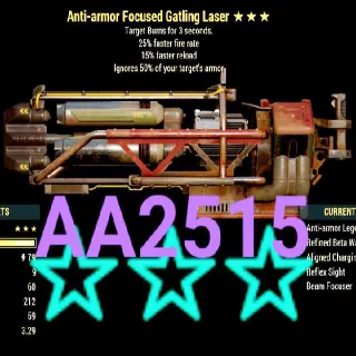 AA2515 GATLING LASER