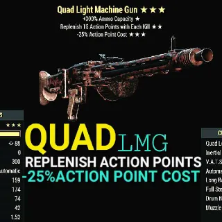 Quad Light Machine Gun