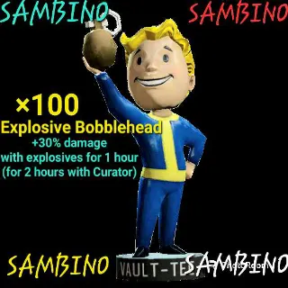 100 Explosive Bobblehead