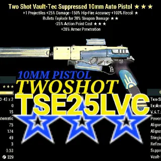 Weapon | Tse25 10mm Pistol