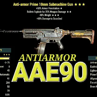 Weapon | Aae90 10mm Submachine