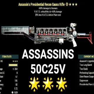 Weapon | A50C25V GAUSS RIFLE