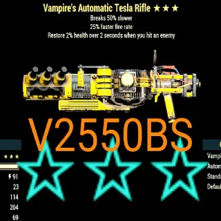 Weapon | V2550bs Tesla Rifle