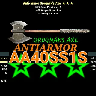 Weapon | Aa40ss1s Grognaks Axe