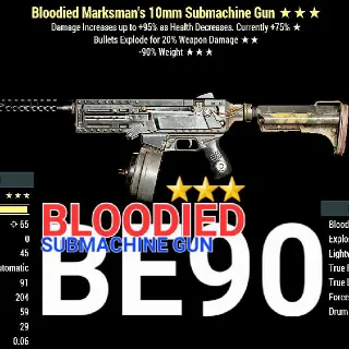 Weapon | Be90 Submachine Gun