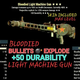 BE50D LIGHT MACHINE GUN