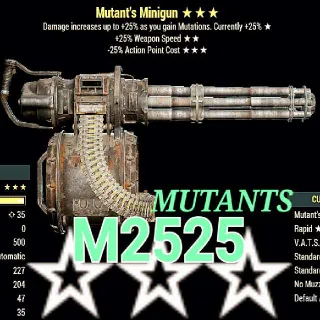 Weapon | M2525 Minigun