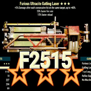 Weapon | F2515 Gatling Laser