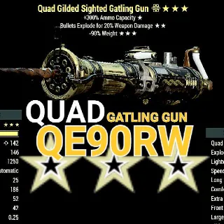 Weapon | Qe90 Gatling Gun