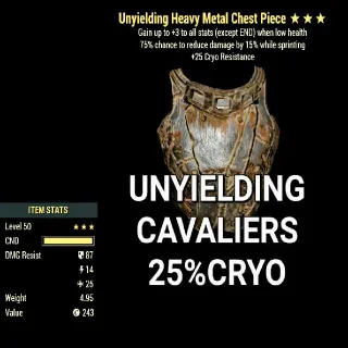 Apparel | Uny Cav Cryo Heavy Metal