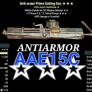 Weapon | Aae15c Gatling Gun