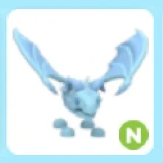 Unpotioned Neon Frost Dragon NO POTION