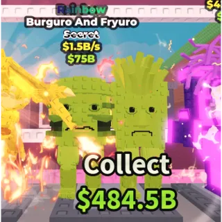 Rainbow Burger And Fryuro 1.5B/s🌈 