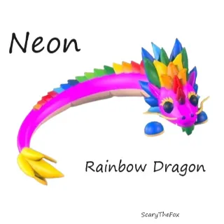 Neon Rainbow Dragon