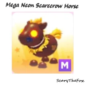 Mega Neon Scarecrow Horse