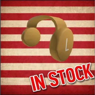 Limited Gold Clockwork Headphones (GCWHP)